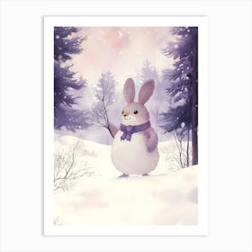 Snow Bunny 4 Art Print