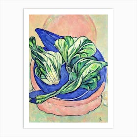 Bok Choy 2 Fauvist vegetable Art Print