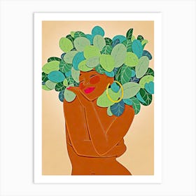 African Girl Art Print