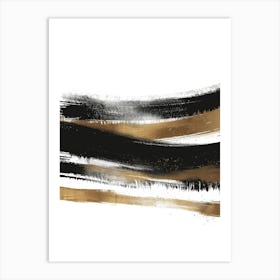 Abstract Brush Strokes Painting Art Print