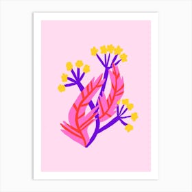 Yarrow Flower Art Print