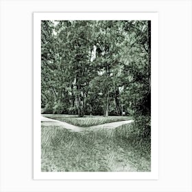 Path In The Woods Art Print