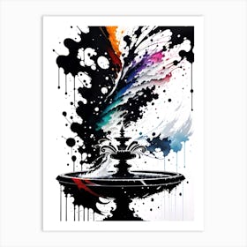 Fountain Of Color Art Print