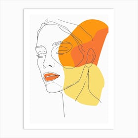 Portrait Of A Woman 407 Art Print