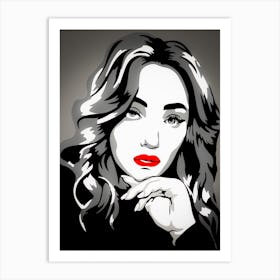 Portrait Of A Woman 8 Art Print