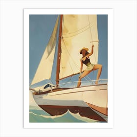 Sailor Girl Art Print