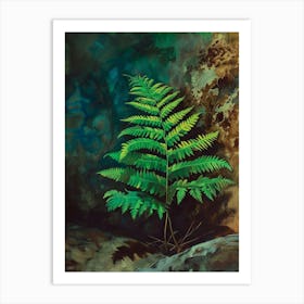 Pteris Fern Painting 3png Art Print