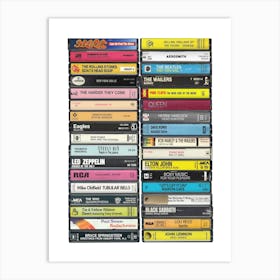 1973 Music - Cassette Print - Born in '73 - 51st Birthday Art Print