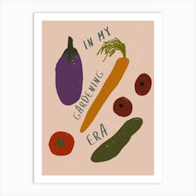 In My Gardening Era Art Print