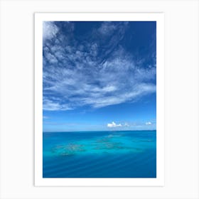 Beautiful Ocean Off Bermuda Art Print