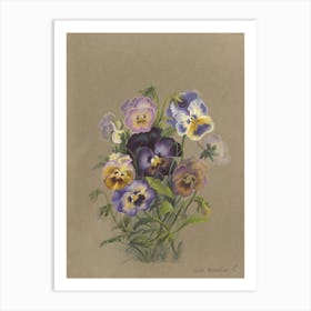 Pansies 1 Art Print