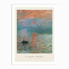 Impression, Sunrise (Special Edition) - Claude Monet Art Print