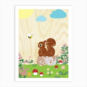 Squirrel Art Print