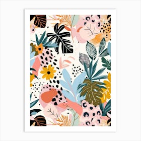 Tropical Pattern Art Print