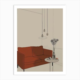 Living Room 3 Art Print