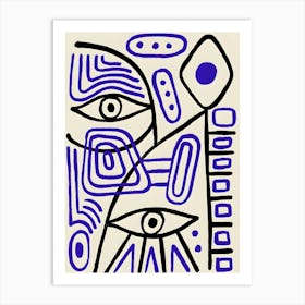 Pablo Picasso Eye Of The Gods Art Print