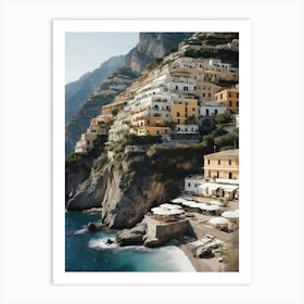 Summer In Positano Painting (5) 1 Art Print