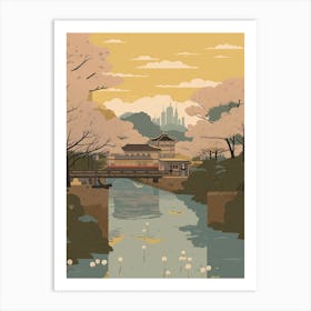 Nagoya Travel Illustration 1 Art Print