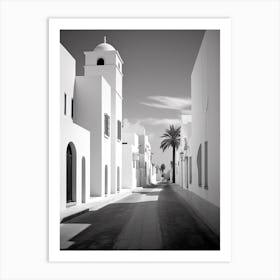 Sousse, Tunisia, Black And White Photography 1 Art Print