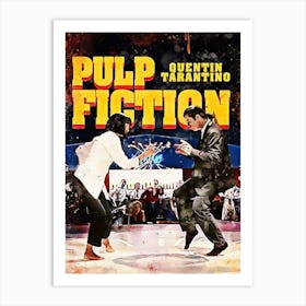Pulp Fiction movies 3 Art Print