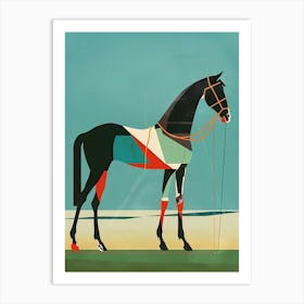 Horse With Halter Art Print