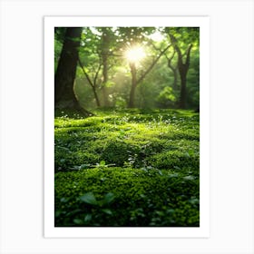 Mossy Forest 1 Art Print