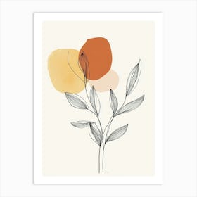 Abstract Flower Canvas Print 2 Art Print