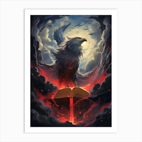 Eagle In The Sky Art Print