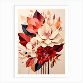 Paper Flowers 32 Art Print