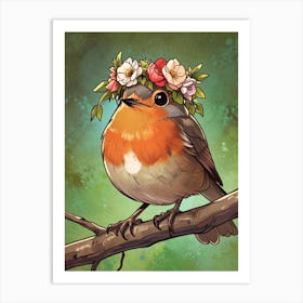 Robin 4 Art Print