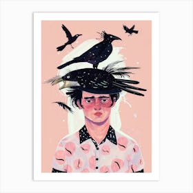 Crows 12 Art Print