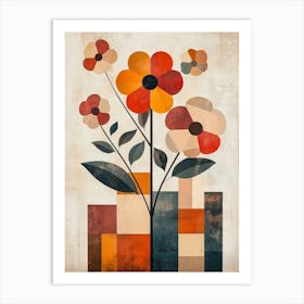 Flowers In A Vase 80 Art Print