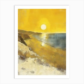 Sunset At The Beach 62 Art Print