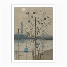 'Blue Moon' 3 Art Print