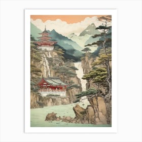 Nikko In Tochigi, Ukiyo E Drawing 4 Art Print