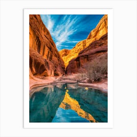 Utah Canyon Art Print