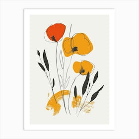 Poppies 126 Art Print