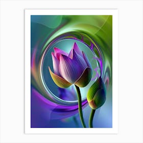 Lotus Flower 149 Art Print