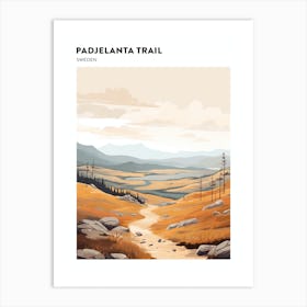 Padjelanta Trail Sweden 2 Hiking Trail Landscape Poster Art Print
