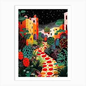 Palermo, Italy, Illustration In The Style Of Pop Art 1 Art Print