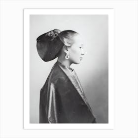Chinese Girl In Profile 1868 Art Print