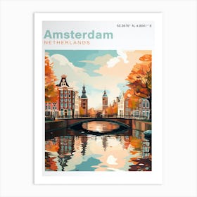 Amsterdam Travel Lover Art Print