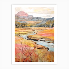 Autumn National Park Painting Canaima National Park Venezuela Art Print