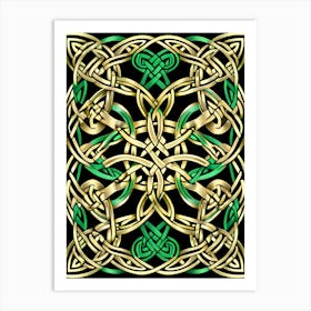 Abstract Celtic Knot 3 Art Print