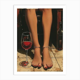 Glass Of Wine 9 Art Print