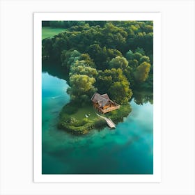 House On A Lake Art Print