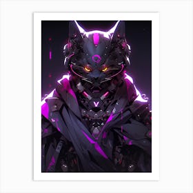 Cyber Cat Art Print