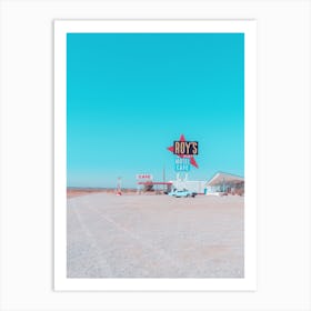 Roy's Motel & Cafe On Route 66 In Amboy California Art Print
