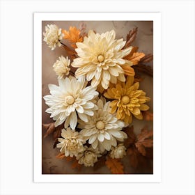 Chrysanthemums 3 Art Print