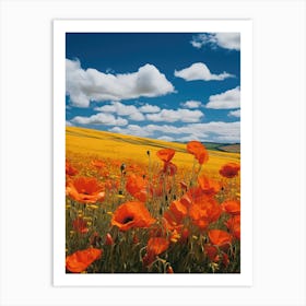 Field Of Poppies 2 Art Print